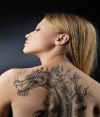 chinese dragon pic of tattoo for girl
